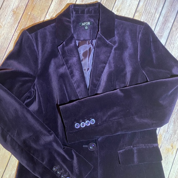 𝐀𝐏𝐓.9 Velvet Blazer - Picture 8 of 8
